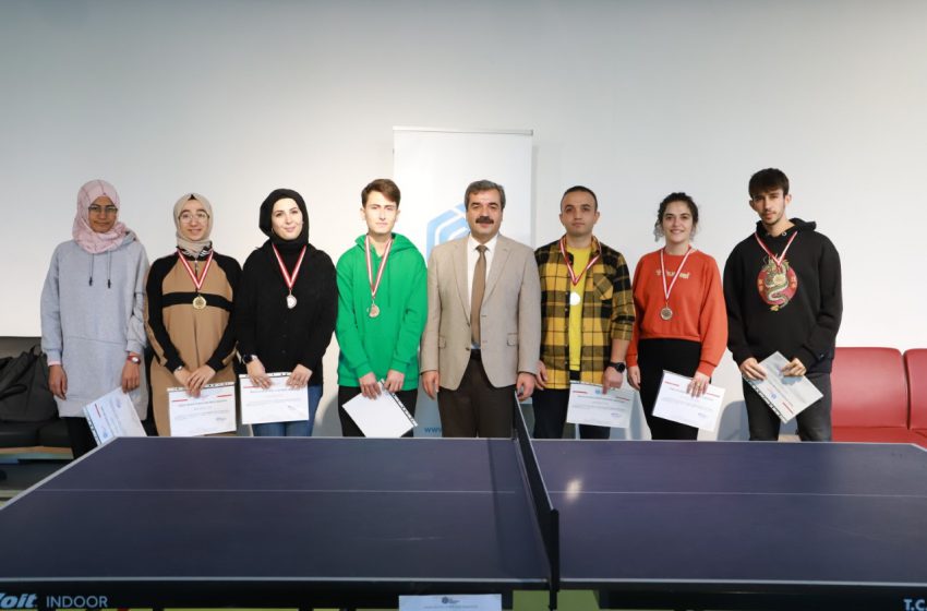  “SBTÜ Cumhuriyet Bayramı masa tenisi turnuvası” tamamlandı