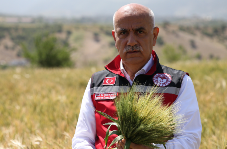 Bakan KİRİŞCİ 21 milyon ton buğday rekoltesi beklendiğini açıkladı