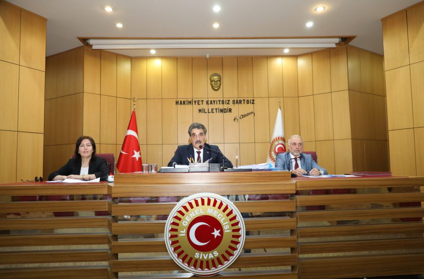  Sivas İl Genel Meclisi, Eylül Ayı İlk Toplantısını Gerçekleştirdi