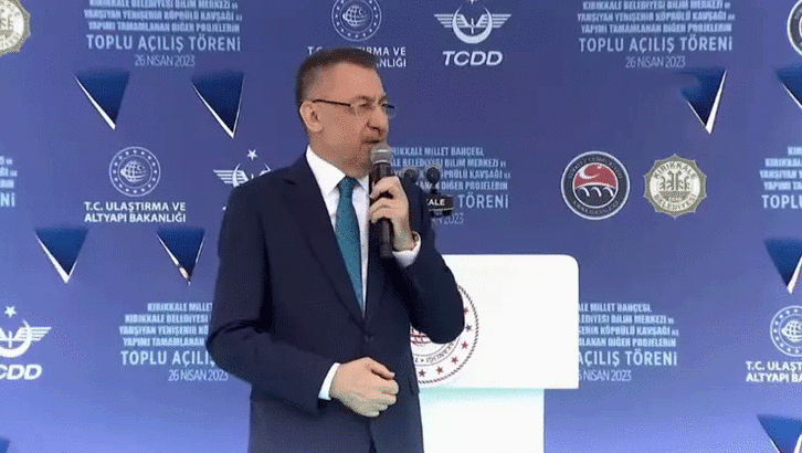  Fuat Oktay: Sivas- Ankara YHT hattının açılışında konuştu