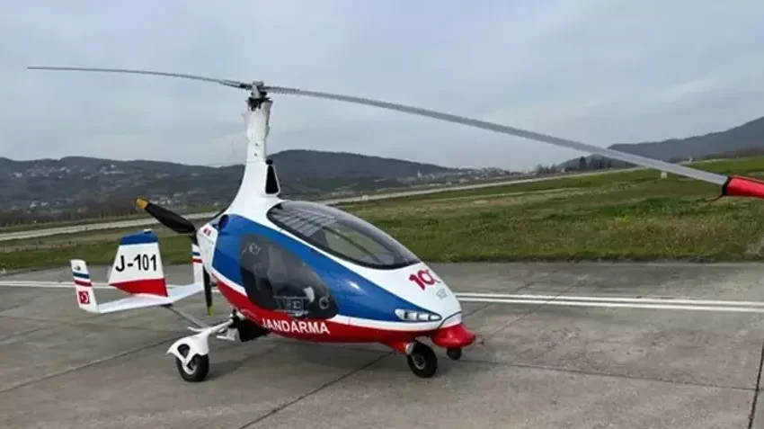  Jandarma Zonguldak’ta Cayrokopter ile Denetimlere Katıldı