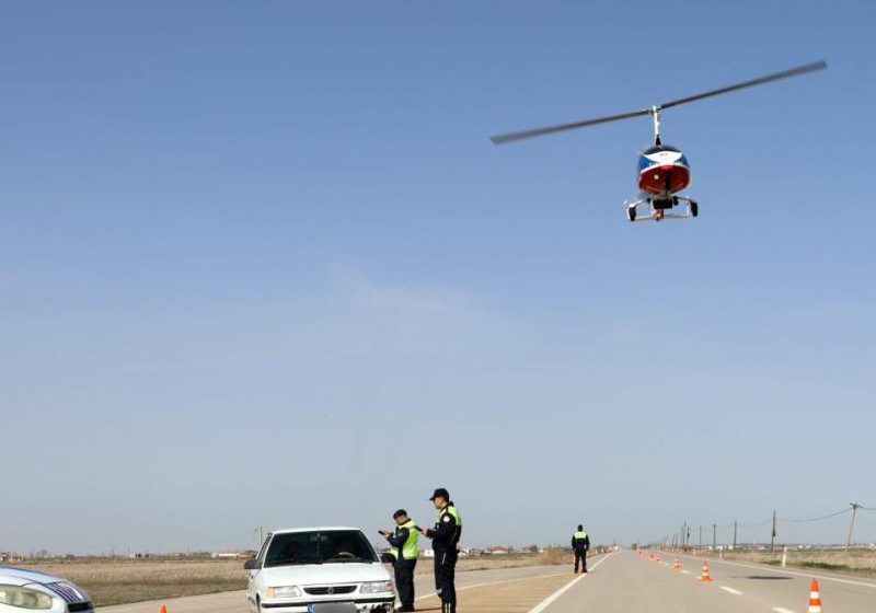  Jandarma Cayrokopter ile Havadan Denetliyor