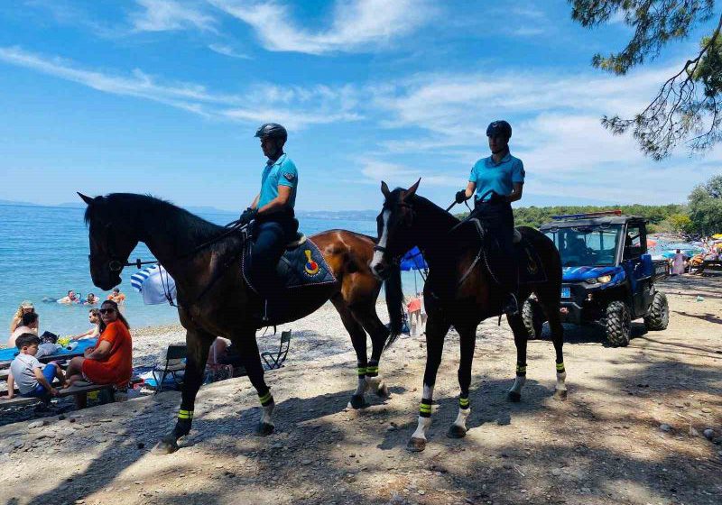  Atlı Jandarma ve ATV Timi Milli Park’ta Görevde