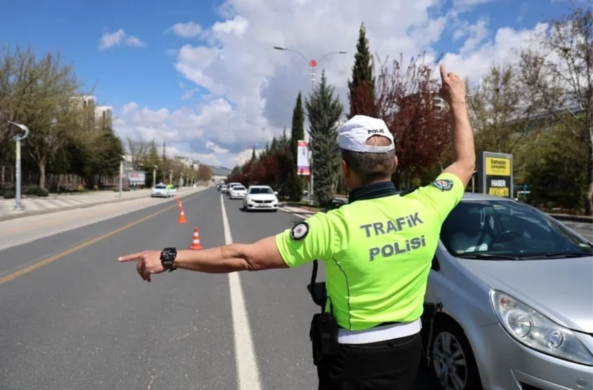  Sivas’ta 38 araç Trafikten men edildi