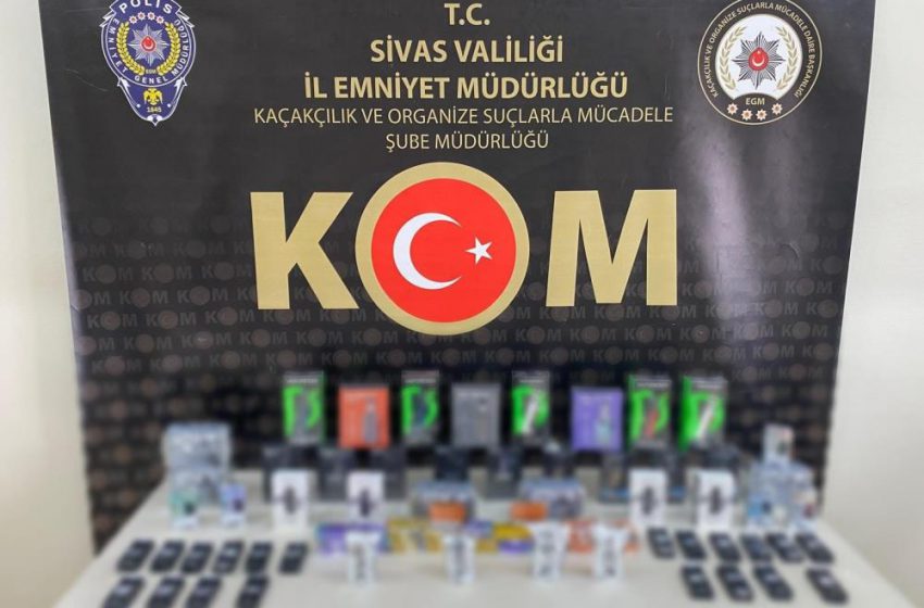  Sivas’ta kaçakçılığa polis engeli