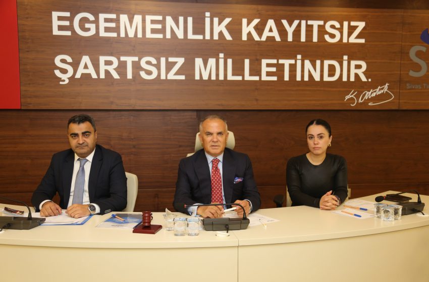  Sivas Ticaret ve Sanayi Odası (STSO) Kasım Ayı Meclis Toplantısı Gerçekleşti