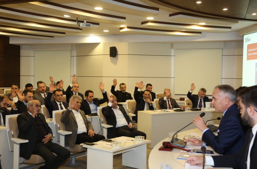  STSO Aralık Ayı Olağan Meclis Toplantısı yapıldı