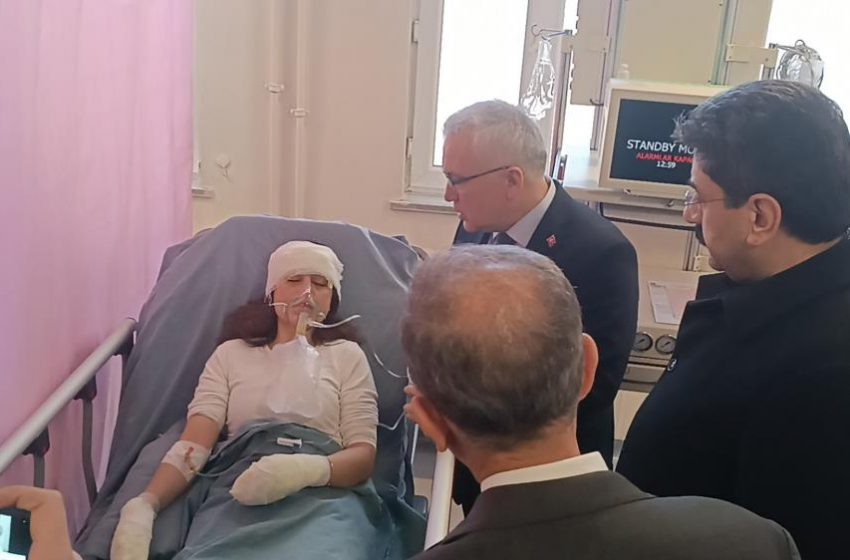  Vali Şimşek, patlamadan dolayı yaralananların hayati tehlikelerinin bulunmadığını açıkladı