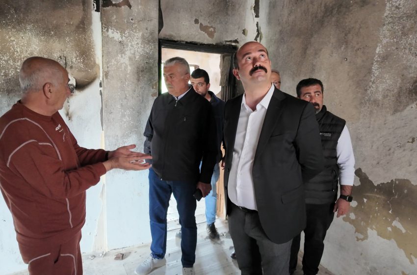 Divriği Belediyesi’nden Yangın Mağduruna Destek