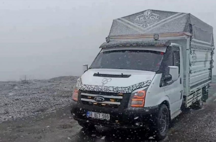  Nisan ayında kar sürprizi