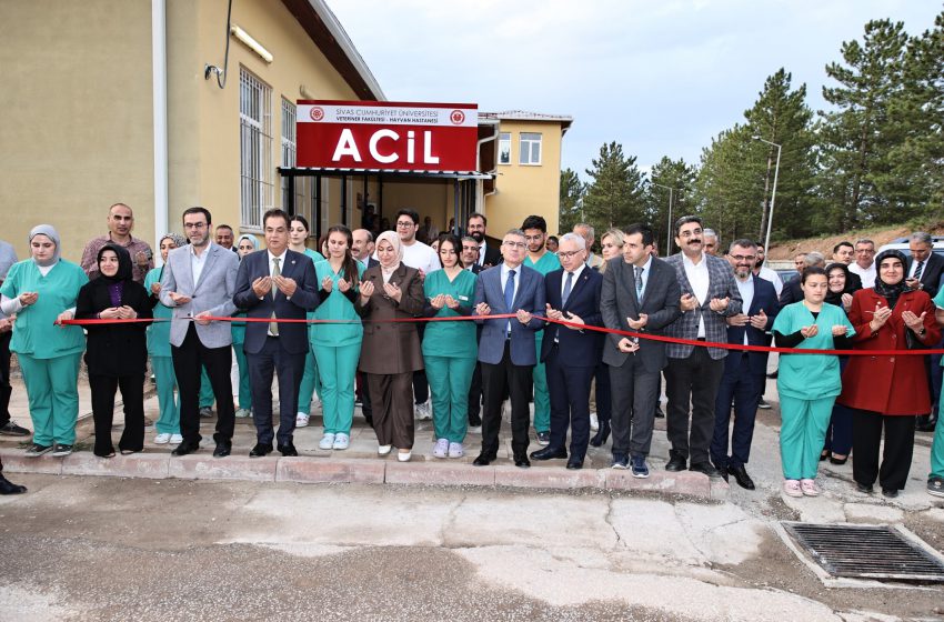  Cumhuriyet Üniversitesi Hayvan Hastanesi’nde Acil Poliklinik Hizmete Açıldı