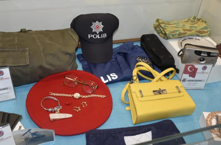 Şehit Polis Şeyda Yılmaz’ın Eşyaları, Bedirhan Bebeğin Yanında Sergileniyor