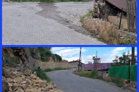 Divriği Seyir Tepesi’ne Giden Yol Tehlike Saçıyor, Seyir Tepesi’ne Giden Yolda Acil Düzenleme Şart