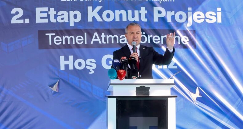  Sivas’ta 2. Etap Konutları İçin İlk Kazma Vuruldu
