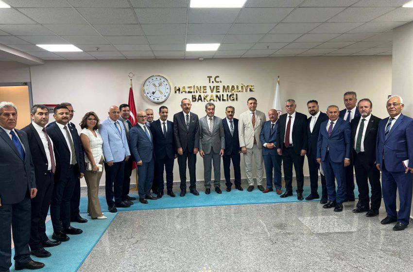  Emlak Sektörünün Sorunları Hazine ve Maliye Bakan Yardımcısı Cantimur’a İletildi