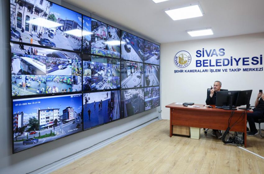  Sivas Belediyesi 568 yeni kamera ile çevre kirliliği güvenlik denetimlerini artıyor
