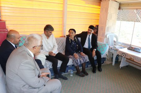 Kaymakam Yunus Şit’ten Şehit Ailelerine Ziyaret