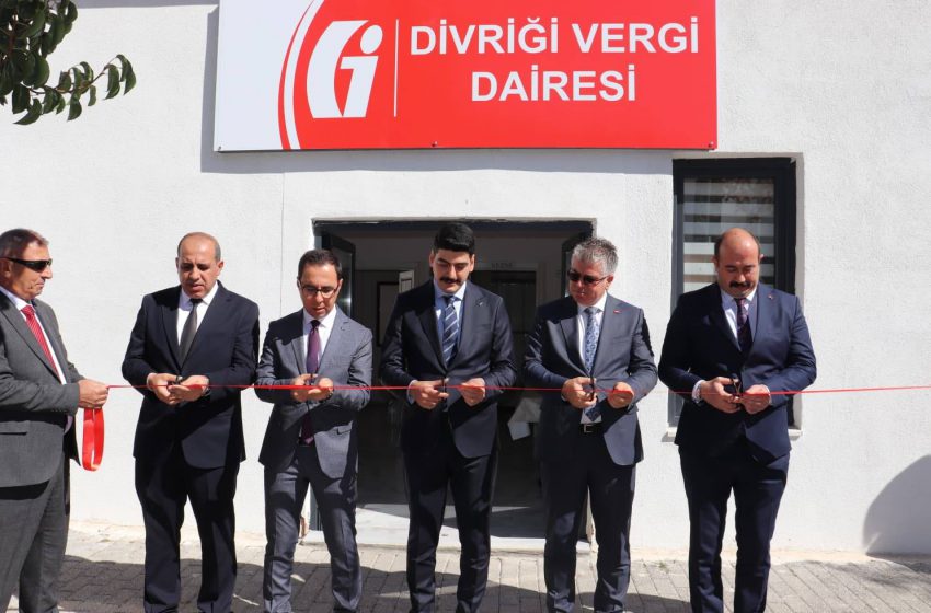  Divriği Vergi Dairesi Hizmete Açıldı