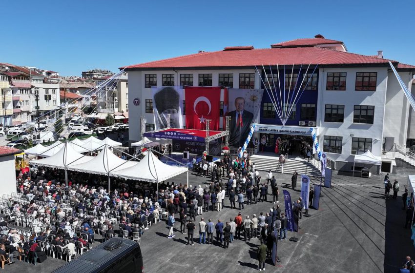  Eğitime Hayat Verenler Projesi Kapsamında Yeni Okul Hizmete Sunuldu