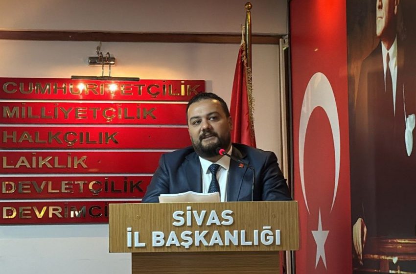 Onur Konk, CHP Sivas Merkez İlçe Başkanlığına Adaylığını Açıkladı