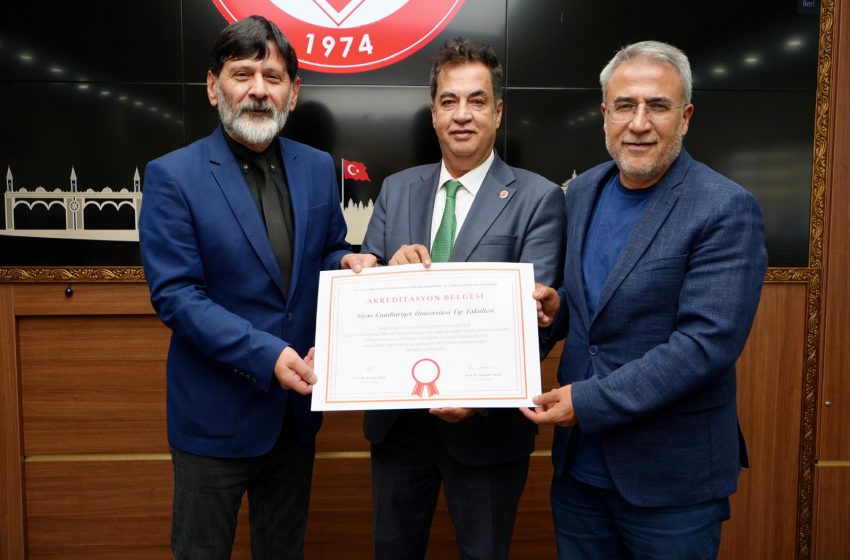  Sivas Cumhuriyet Üniversitesi Tıp Fakültesi’ne Akreditasyon Belgesi