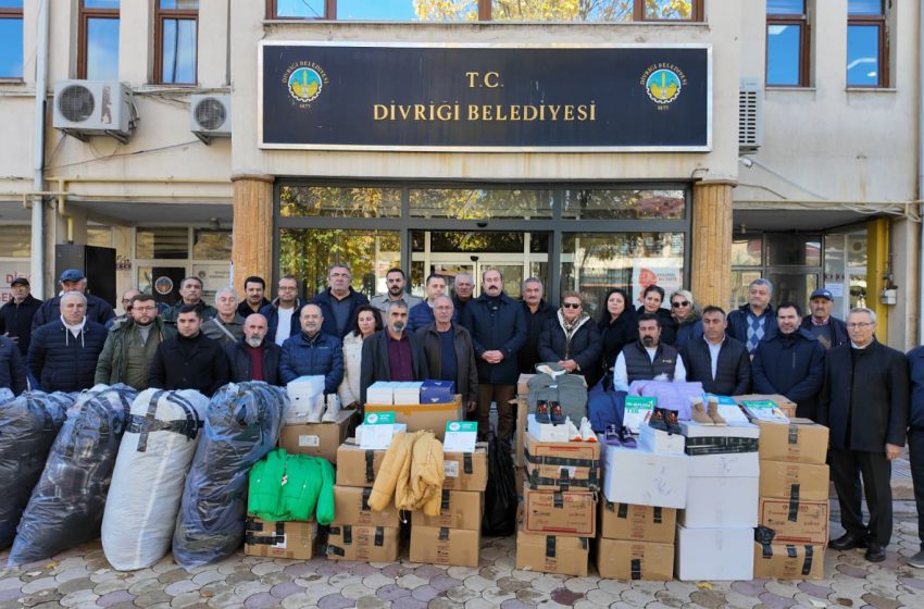  Ankara Divriği Kültür Derneği’nden Divriği’deki Çocuklara Kışlık Destek