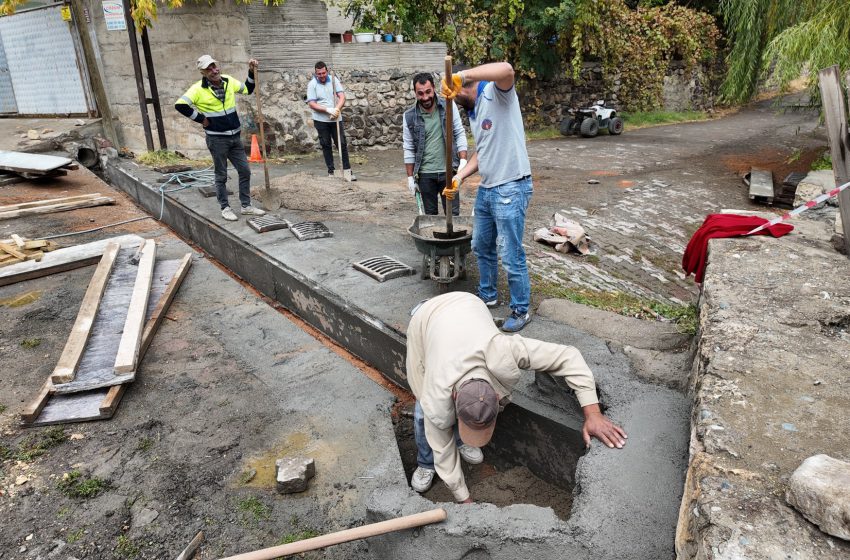 Belediye Sulama Altyapısını Güçlendirdi: 582 Metre Kanal Tamamlandı