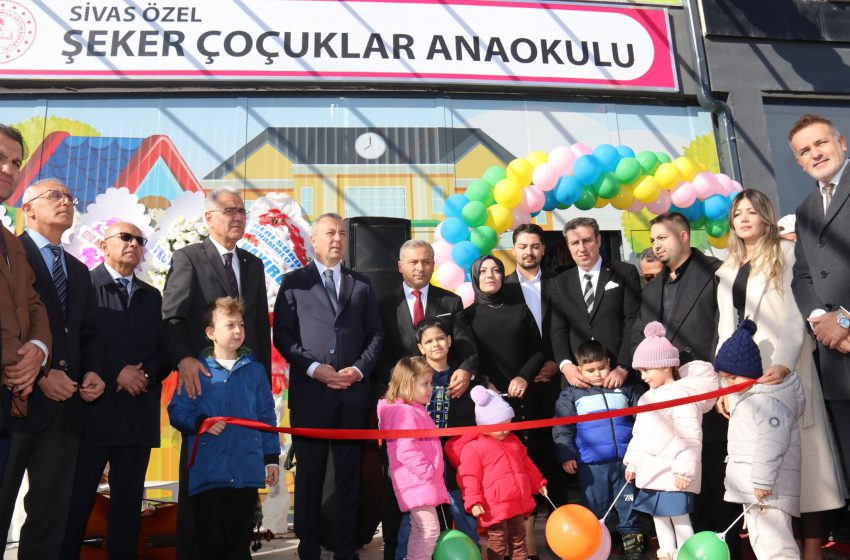  Eğitime Yeni Katkı: Şeker Çocuklar Anaokulu Açıldı