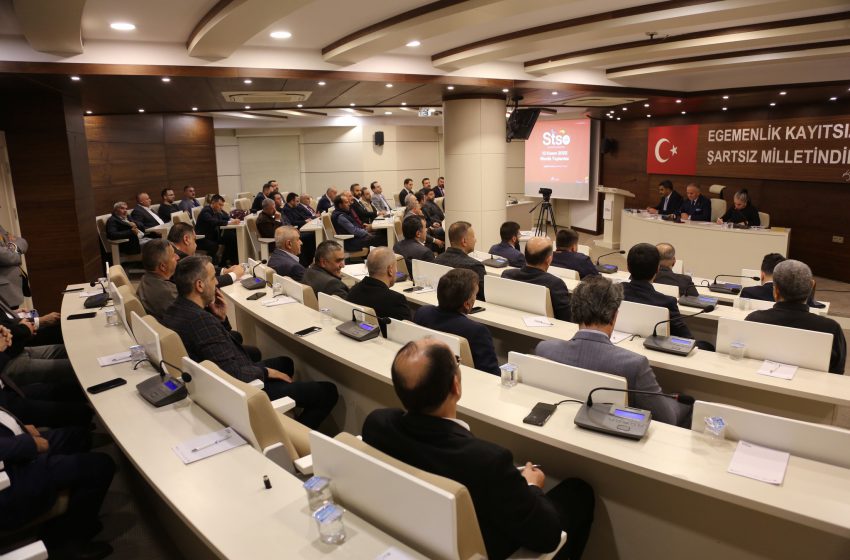  STSO Kasım Ayı Meclis Toplantısı Gerçekleştirildi