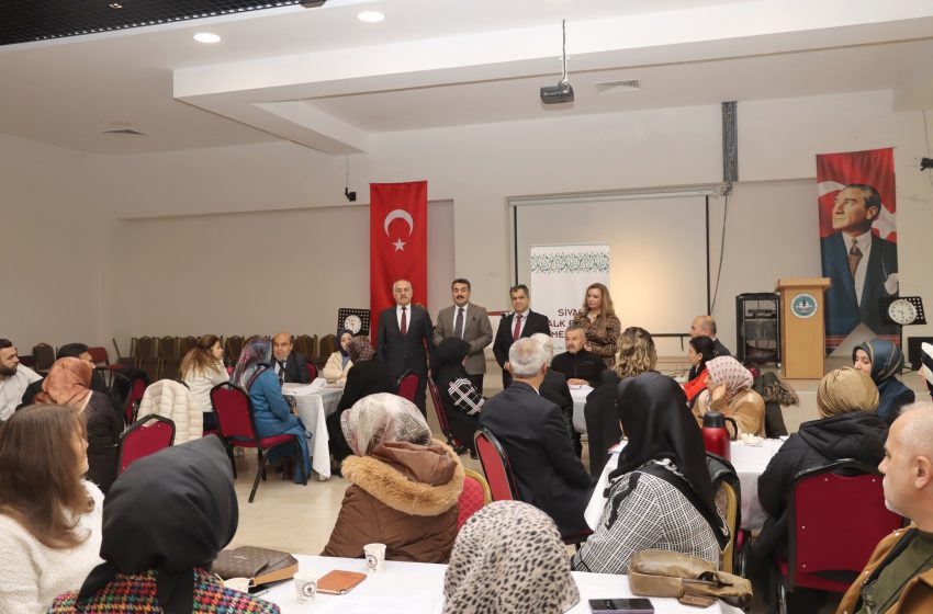  Sivas’ta Hayat Boyu Öğrenme Çalıştayı Gerçekleştirildi