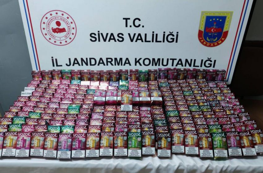  Sivas’ta kaçak tütün operasyonu, 4 Şüpheli yakalandı