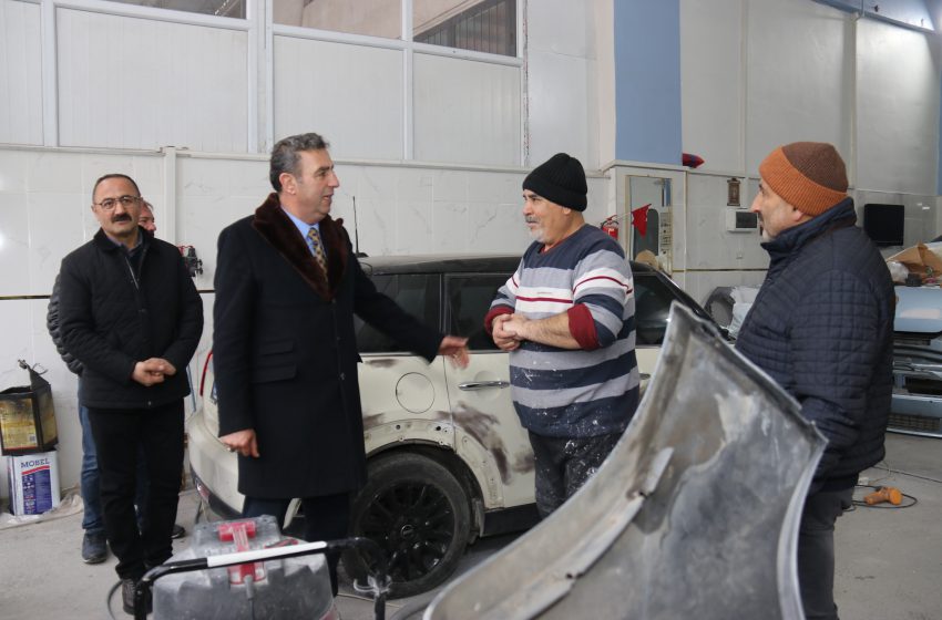  Sivas’ta Sanayi Esnafının Sorunları Yerinde Dinlendi