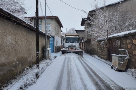 Divriği Belediyesi Kar Yağışına Karşı Teyakkuzda