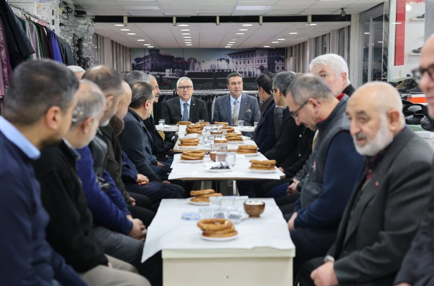  Terziler ve Kunduracılar Çarşısında Esnaf Ziyareti