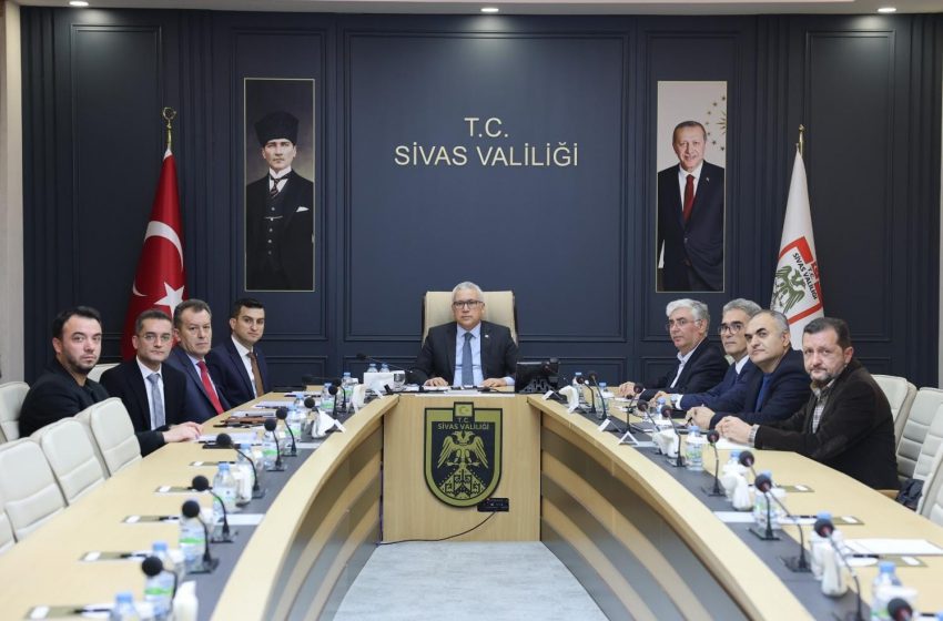  Vali Şimşek Başkanlığında Lojistik Merkez Toplantısı