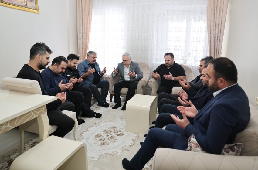  Vali Şimşek’ten Şehit Ailesi ve Vatandaşlara Taziye