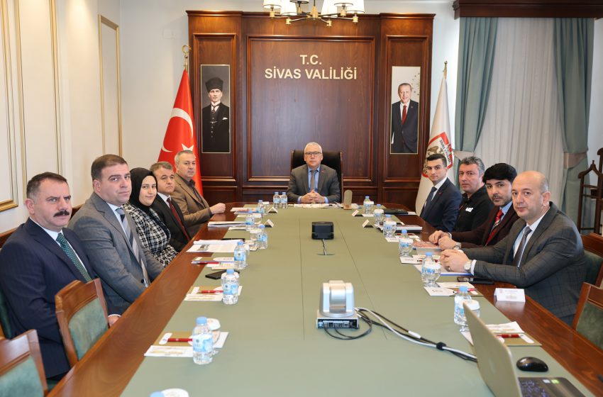  Sivas’ta Sel Riskine Karşı Koordinasyon Toplantısı