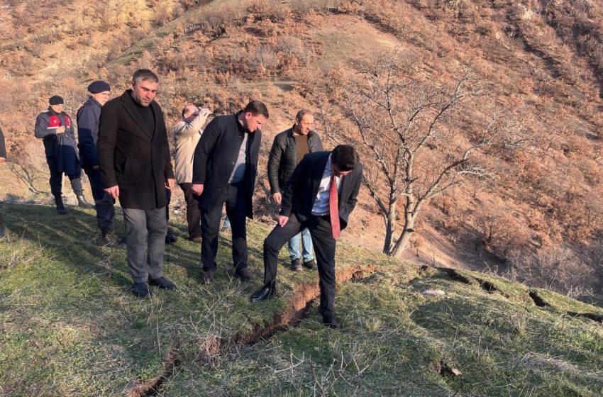  Sivas’ta heyelan paniği