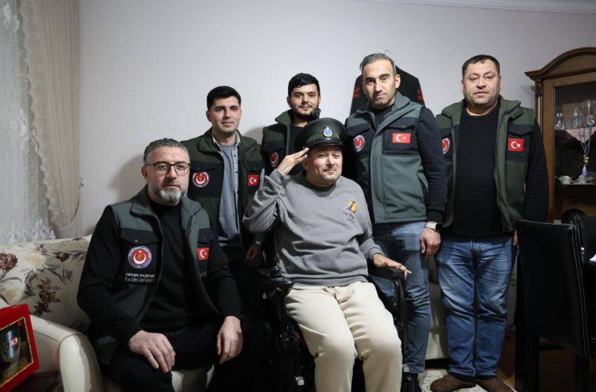  Görevi başında felç oldu, 5 yıldır gazilik unvanının verilmesini bekliyor