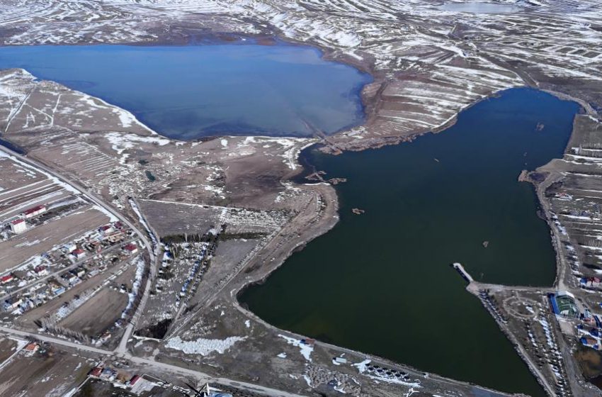  Yüzlerce balık telef olmuştu, o göl yeniden doldu