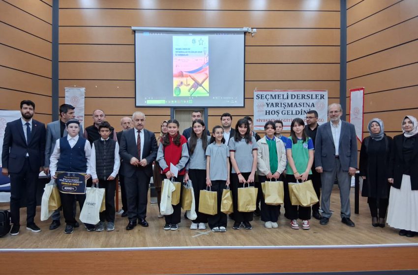  Din, Ahlak ve Değerler Yarışmalarında Sivas Şampiyonları Belli Oldu