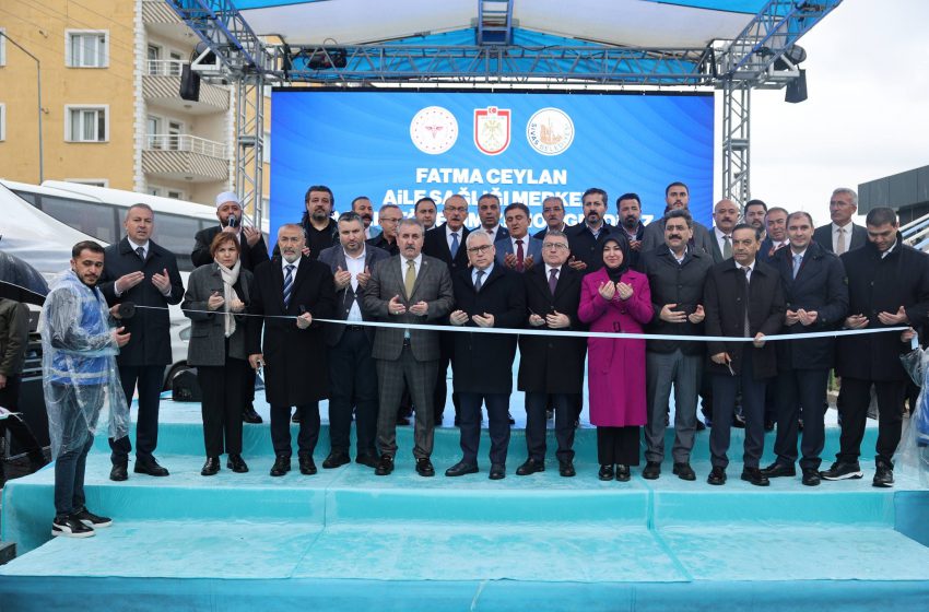  Fatma Ceylan Sağlık Merkezi Törenle Açıldı