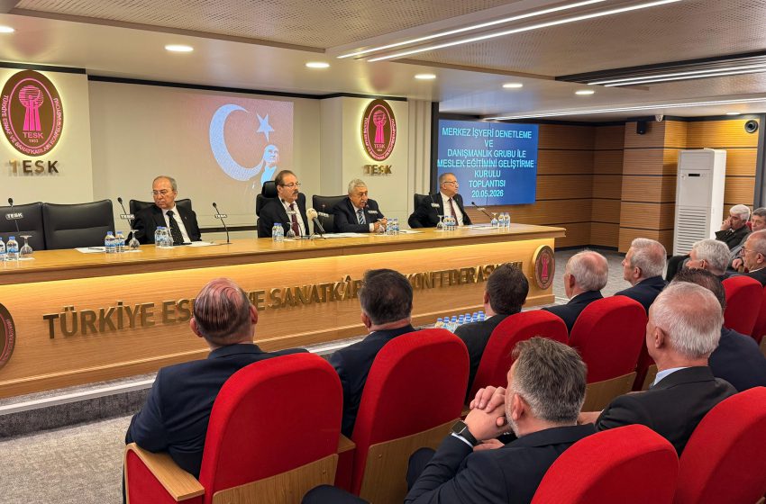 SESOB Başkanı Demirgil TESK Toplantısına Katıldı