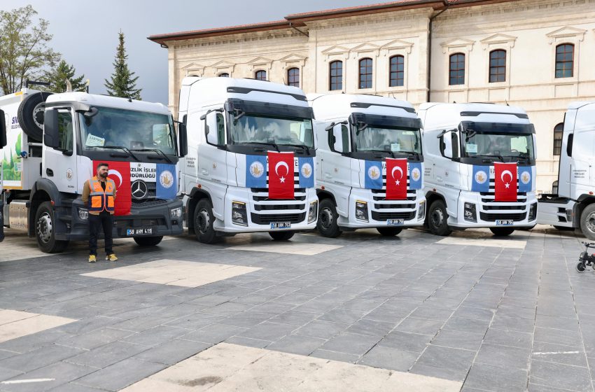  Sivas’a Güç Katacak 110 Yeni Araç Hizmete Tanıtıldı
