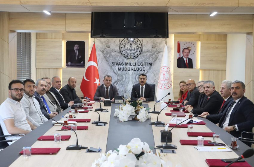  Sivas’ta Mesleki Eğitim İçin Koordinasyon Toplantısı yapıldı