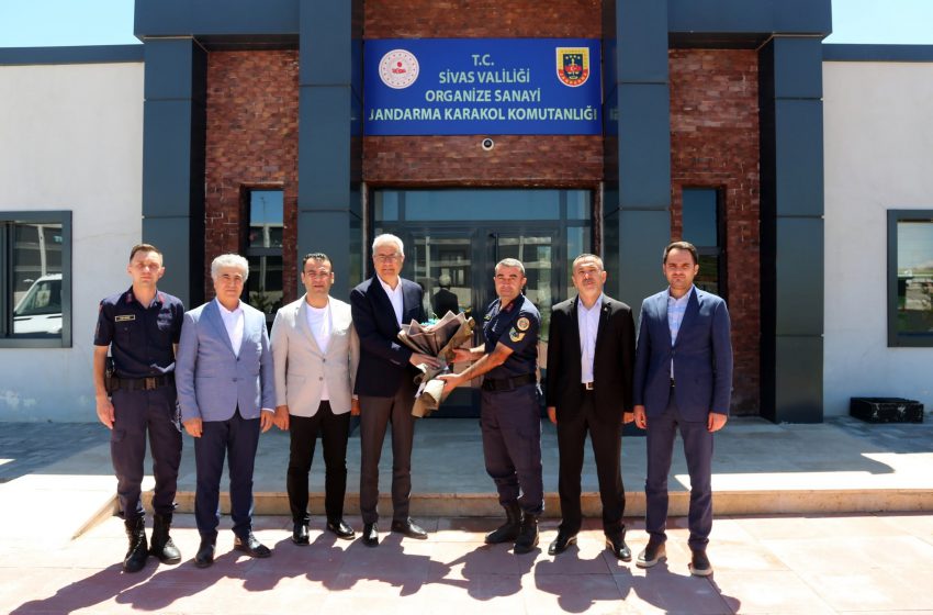  Demirağ OSB Heyeti Jandarma Karakolunu Ziyaret Etti