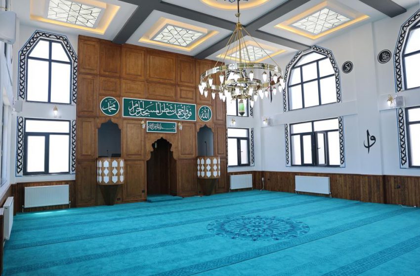  Kazanpınar cami düzenlenen törenle ibadete açıldı