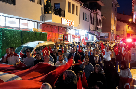 Divriği’de 15 Temmuz Demokrasi ve Milli Birlik Günü coşkusu