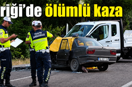 Divriği’de Kaza:1 Ölü, 2 Yaralı